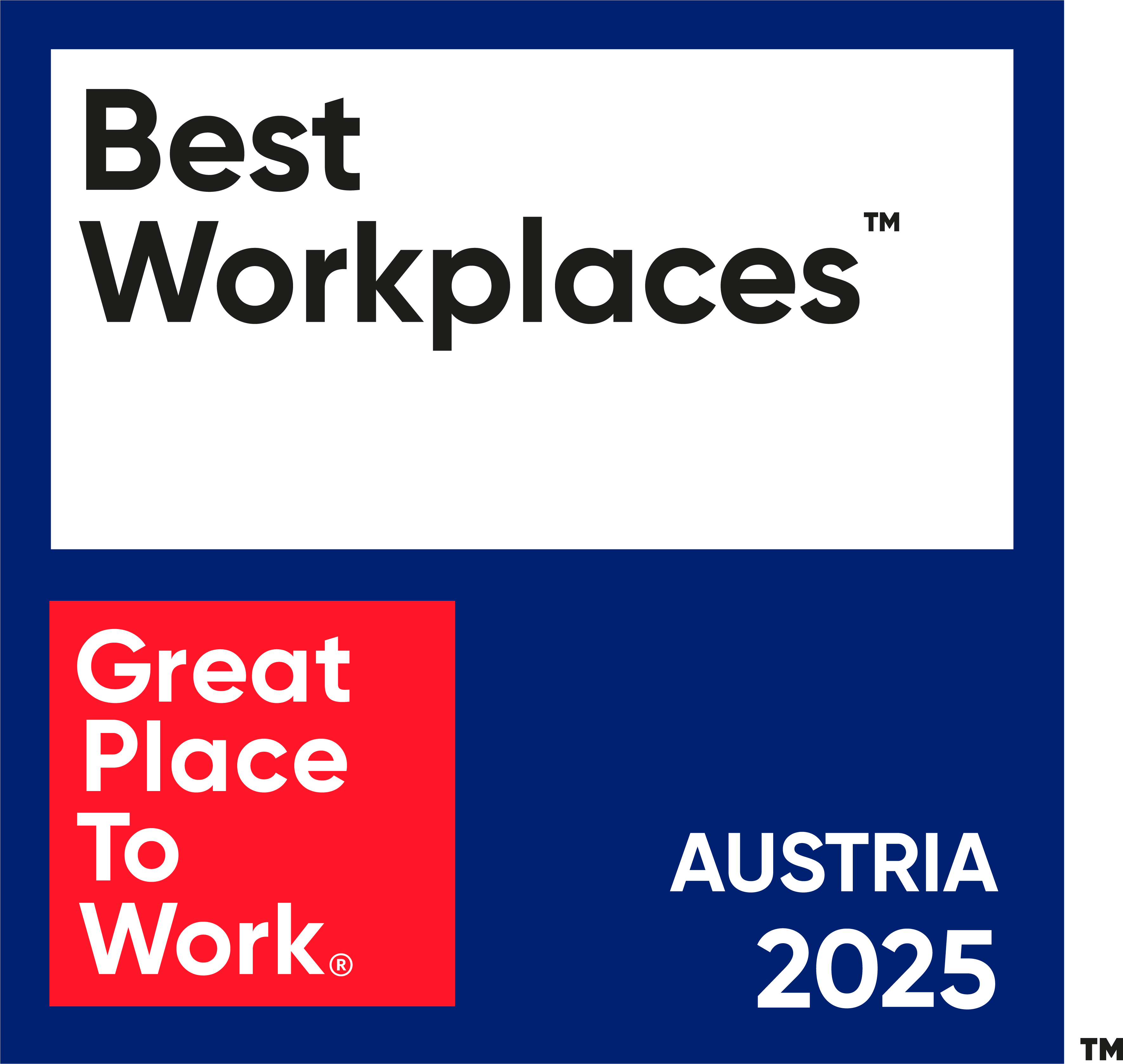 Logo Best Workplaces - Austria 2025